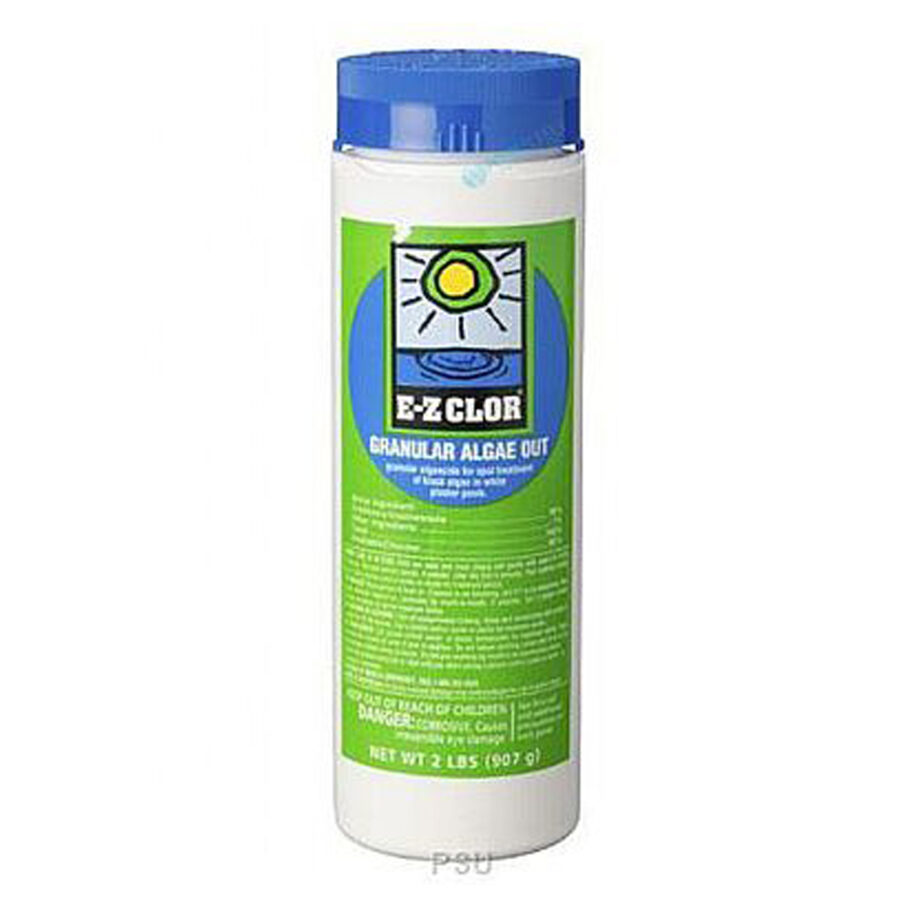 E-Z CLOR GRANULAR ALGAE OUT Trichlor Algaecide 2LB